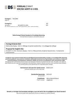 DANSK DSF/IEC 62977-2-1 ED1