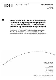 DANSK DS/EN 13763-25