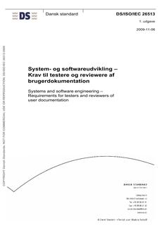 DANSK DS/ISO/IEC 26513