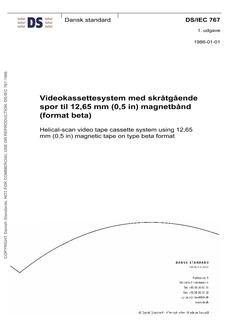 DANSK DS/IEC 767
