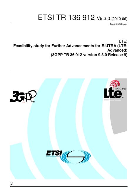 ETSI TR 136 912