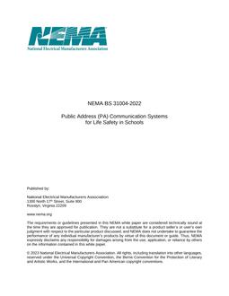 NEMA BS 31004-2022
