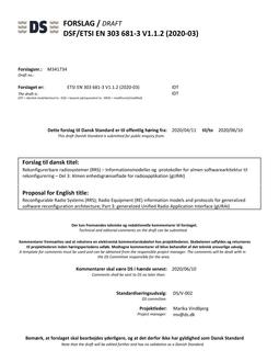 DANSK DSF/ETSI EN 303 681-3 V1.1.2 (2020-03)
