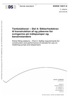 DANSK DS/EN 13617-4