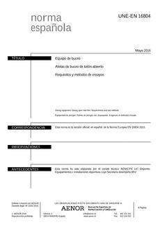AENOR UNE-EN 16804