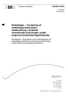DANSK DS/EN 14045