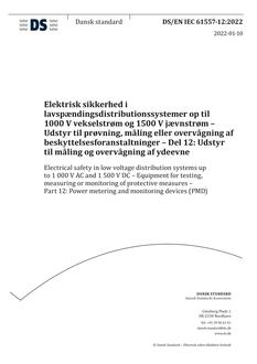 DANSK DS/EN IEC 61557-12