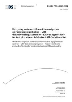 DANSK DS/IEC PAS 63343