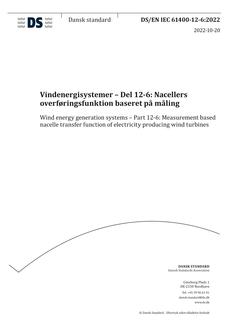 DANSK DS/EN IEC 61400-12-6