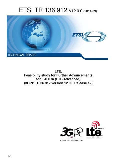 ETSI TR 136 912