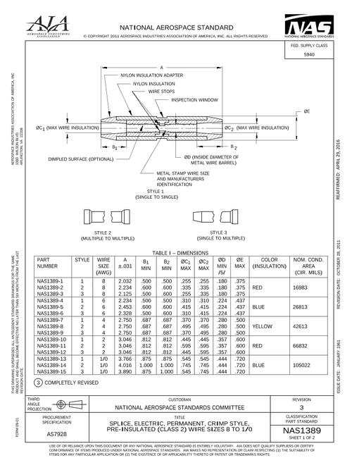 AIA NAS1389
