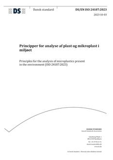 DANSK DS/EN ISO 24187