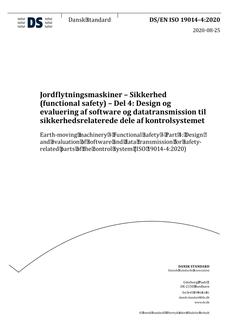 DANSK DS/EN ISO 19014-4