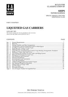 DNV DNV-RU-SHIPS PART 5 CHAPTER 5