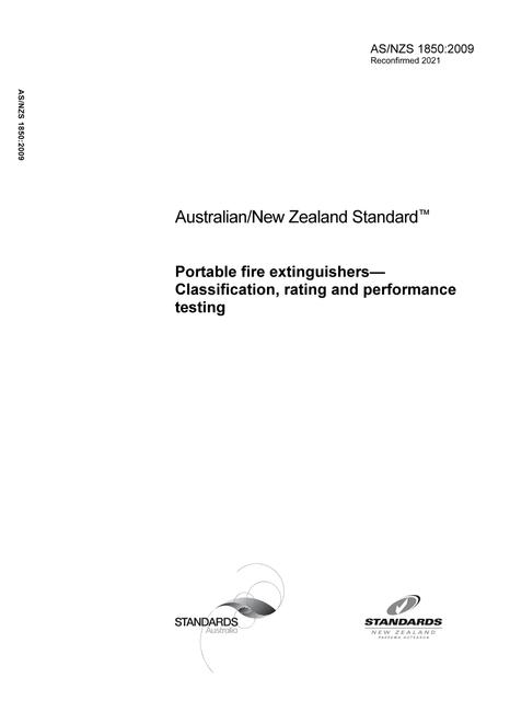 AS/NZS 1850:2009
