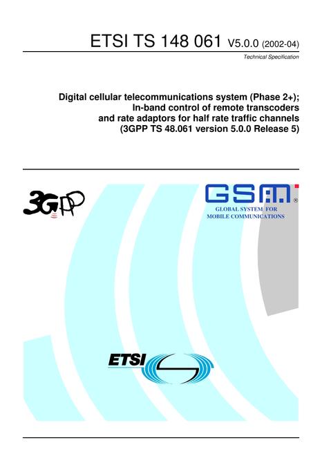 ETSI TS 148 061