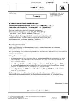 DIN EN ISO 29465 - DRAFT