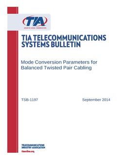 TIA TSB-1197