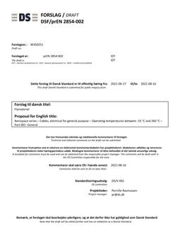 DANSK DSF/PREN 2854-002