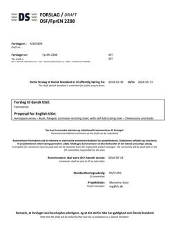 DANSK DSF/FPREN 2288
