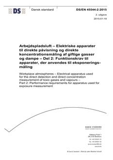 DANSK DS/EN 45544-2