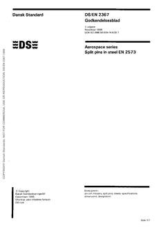 DANSK DS/EN 2367