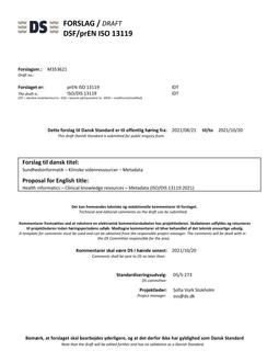 DANSK DSF/PREN ISO 13119
