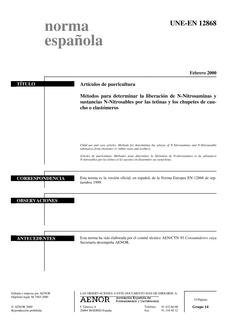 AENOR UNE-EN 12868