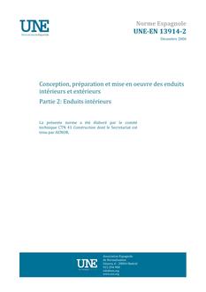 AENOR UNE-EN 13914-2