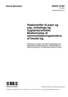 DANSK DS/EN 12702
