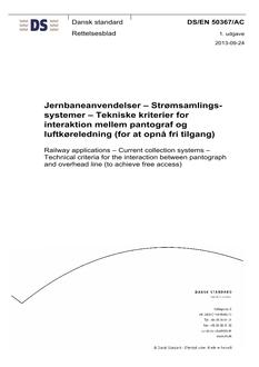 DANSK DS/EN 50367
