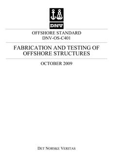 DNV DNV-OS-C401