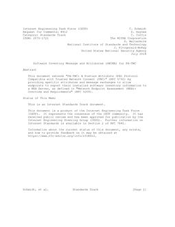 IETF RFC 8412