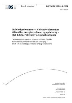 DANSK DS/EN IEC 63244-1