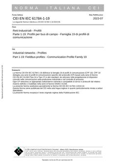 CEI EN IEC 61784-1-19