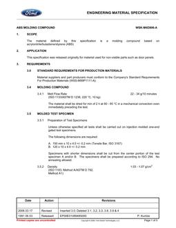 FORD WSK-M4D806-A