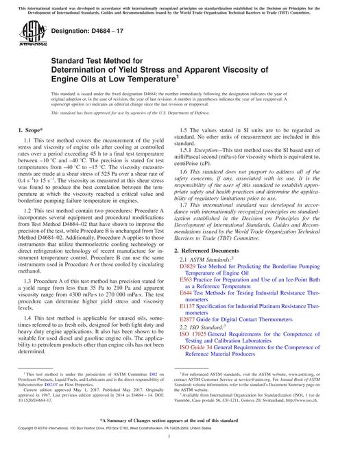 ASTM D4684-17