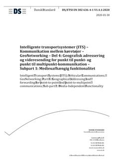DANSK DS/ETSI EN 302 636-4-1 V1.4.1