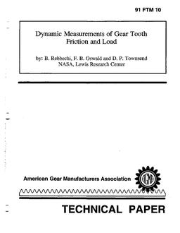 AGMA 91FTM10