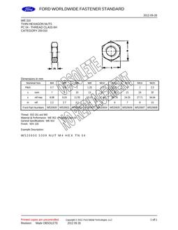 FORD WE 310