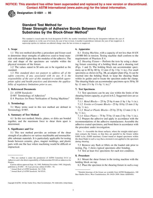 ASTM D4501-95