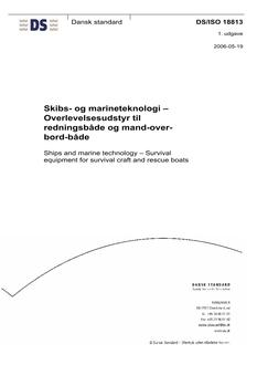 DANSK DS/ISO 18813