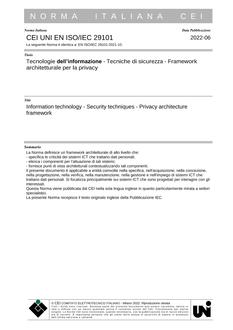 CEI UNI EN ISO/IEC 29101