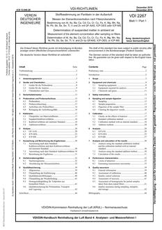 VDI VDI 2267 BLATT 1