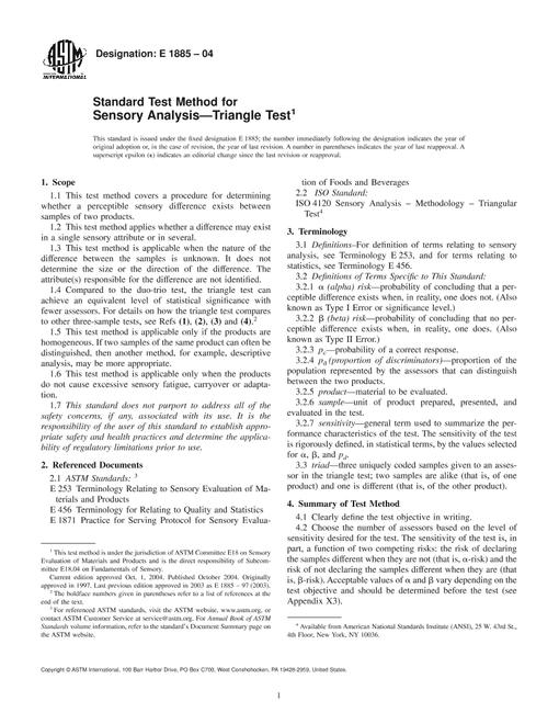 ASTM E1885-04