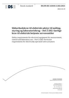 DANSK DS/EN IEC 61010-2-202