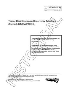 NR RT/E/WI/27123 ISSUE 1