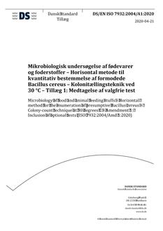 DANSK DS/EN ISO 7932