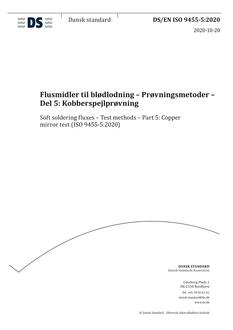 DANSK DS/EN ISO 9455-5