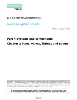 DNV DNV-RU-INV PART 4 CHAPTER 2